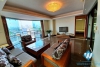 Spacious three bedrooms apartment for rent in Doi Can, Ba Dinh